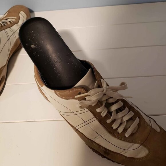 Cole Haan Nike Air Sole White and Brown 9.5M - Picture 7 of 10